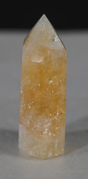 Natural Citrine Tower -2.75 inches Tall: 2.75 x 2 x 1.5 inches- Item is the exact item in the image - - Please review the entire terms and conditions prior to placing any bids- All terms apply with each bid -