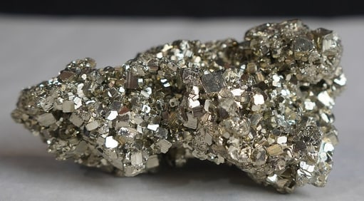 Natural Pyrite Cluster