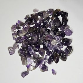 127.65 tcw. Natural Amethyst Tumbles