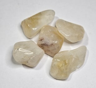 36.41 gram Natural Citrine Tumbled Stone Lot