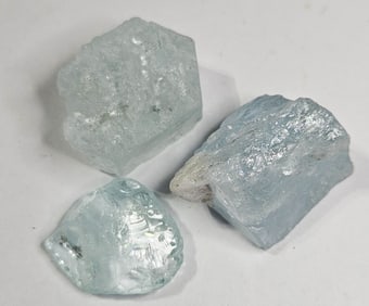 78.1 tcw. Gem Grade Aqua Marine Rough Lot