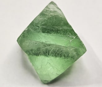 18.12 gram Gem Grade Green Flourite Octahedron