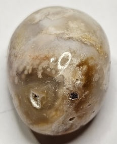 18.12 gram Polished Flower Agate Palm Stone