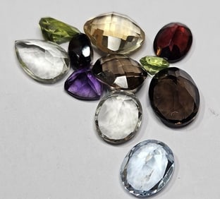 17.05 tcw. Natural Faceted Gemstone Parcel