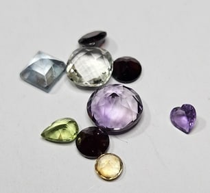 13.40 tcw. Natural Faceted Gemstone Parcel