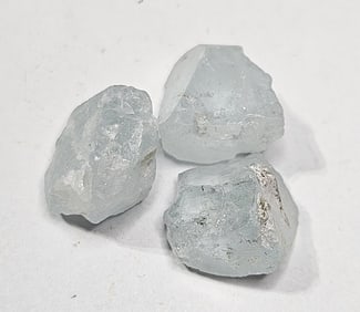 55 tcw. Gem Grade Rough Aqua Marine gem parcel