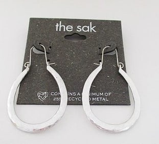 The SAK Silver Tone Earrings