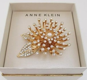 Anne Klein Designer Brooch in Box