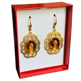 Alzerina Gold Plated 24k Fashion Earrings