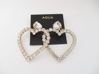 Large Heart Shape Fashion Earrings