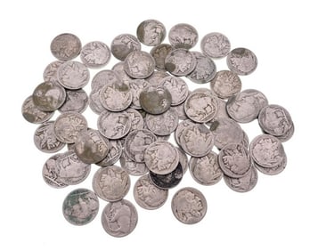 (70) Random Date/Grade Buffalo Nickels