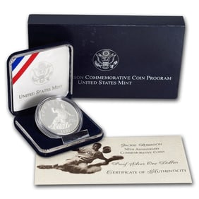 1997 Jackie Robinson Commemorative Silver Proof