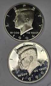 1994-1999 Gem Proof Kennedy SIlver Half Dollars