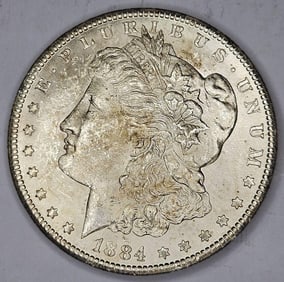 Natural BU Carson City CC Morgan Silver Dollar