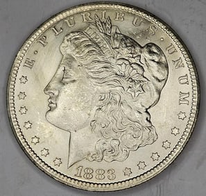 1884 Carson City BU Grade Morgan Silver Dollar