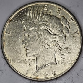1922 S Peace Silver Dollar