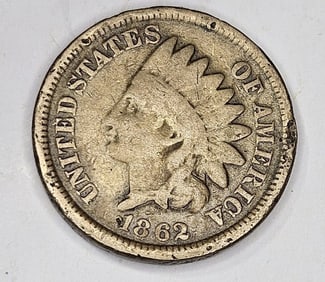 1862 Indian Head Cent