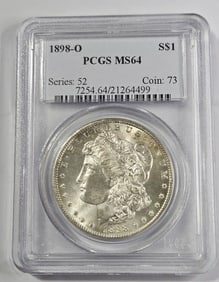 1898 O MS 64 PCGS Morgan Silver Dollar