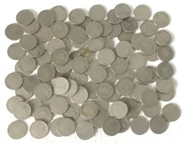 (100) Various Date/Grade V Nickels