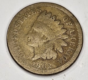 1862 Indian Head Cent