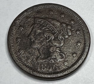 1856 Italic 56 Fine Grade Large Cent -$35 CPG