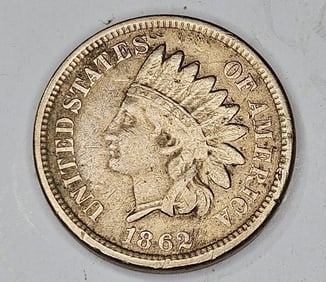 1862 Indian Head Cent