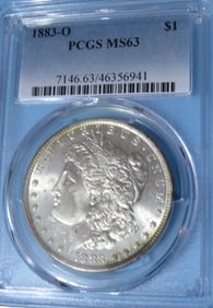 1883 o MS 63 PCGS Morgan Silver Dollar