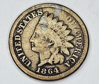 1864 CN Indian Head Cent