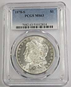 1878 s MS 63 PCGS Morgan Dollar - Better Date