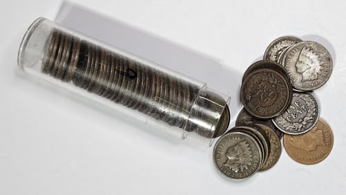 Unsearched Dealers Roll Indian Head Cents