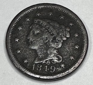 1849 Large Copper Cent