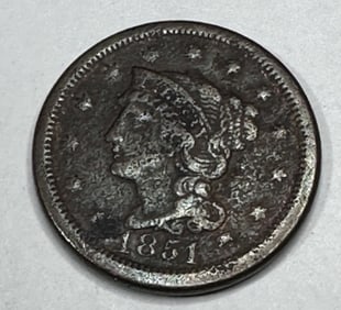 1851 Copper Large Cent