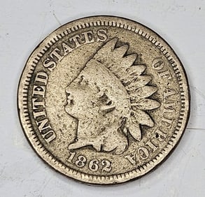 1862 Indian Head Cent
