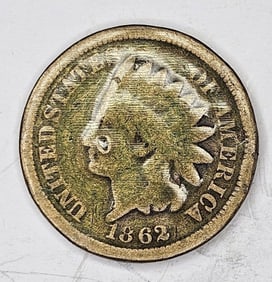 1862 Indian Head Cent