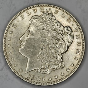 1904 O Natural BU Morgan Silver Dollar
