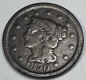 1850 Copper Large Cent -
