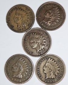 1907-02-03-07-04 Readable Liberty indian Head 1c