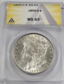 1899 O MS 63 ANACS Morgan Silver Dollar