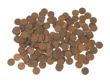 (160) Random Date/Grade Wheat Cents