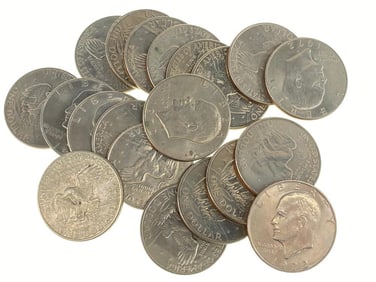 (20) Random Date- Ike Dollars- Clad Dates