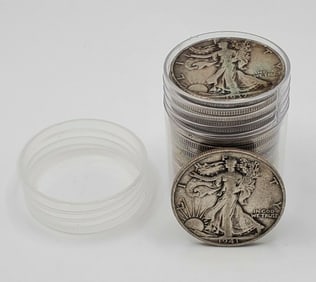 (1) Walking Liberty Half Dollar From Roll