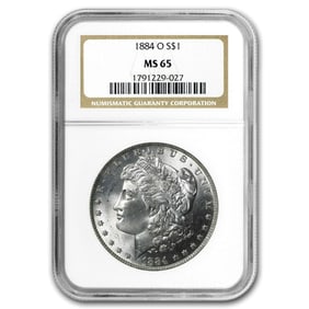 1884 o MS 65 NGC Morgan Silver Dollar