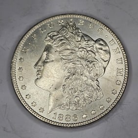 1886 P BU Morgan Silver Dollar