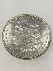 1888 P BU Grade Morgan Silver Dollar