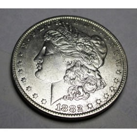 1882 O AU/BU Grade Morgan Dollar