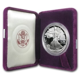 1987 US Mint Silver Eagle proof in OMP