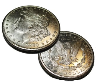 1879 S CH BU Morgan Silver Dollar