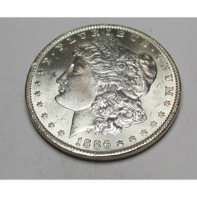 1886 P BU Grade Morgan Dollar