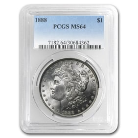 1888 MS 64 PCGS Morgan Silver Dollar