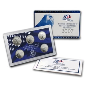 2007 US Mint State Quarter Proof Set OMP